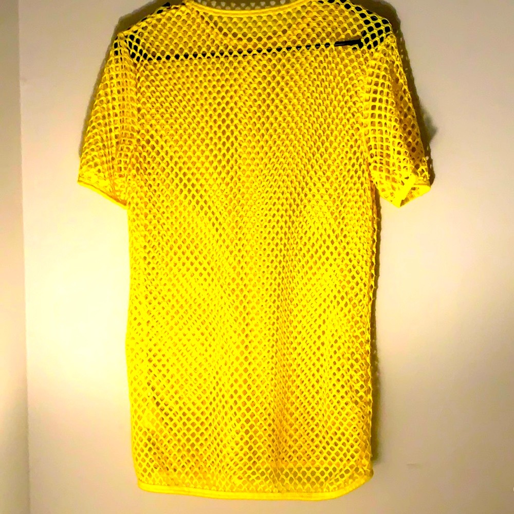Men’s Yellow Mesh Shirt